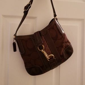 Brown coach bag